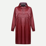 Red VeðurRó rain poncho – front view